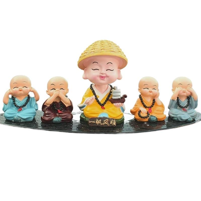 Car ornaments, Head Little Monk Car Blessing