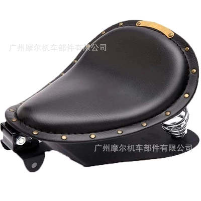 retro spring leather seat wholesale | Motosiklet ləvazimatları və aksesuarları - rivet-black-seat-cushion-bracket-spring-bottom-plate