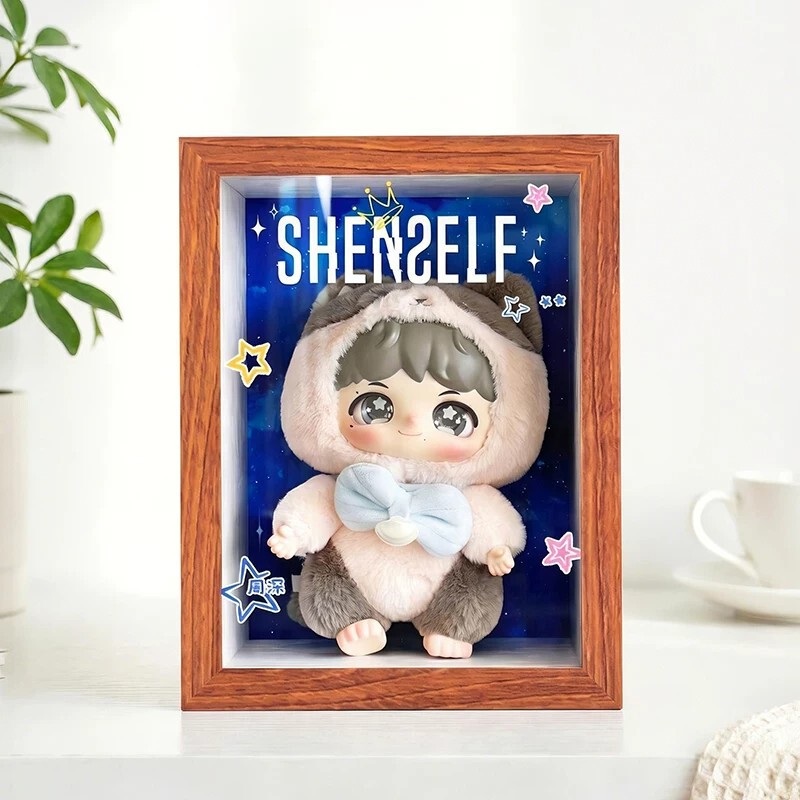 Zhou Shen Anti-Sen Pronoun Plush Vinyl Series Blind Box Storage Box Glass Pull-Out Display Box Photo Frame Collection Pendant Zhou Shen Anti-Sen Pronoun Plush Vinyl Series Blind Box Storage Box Glass Pull-Out Display Box Photo Frame Collection Pendant