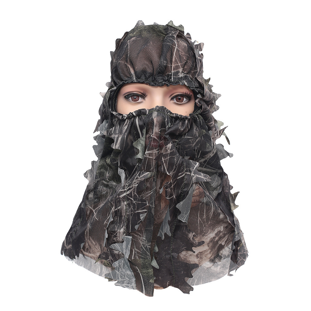 Protector de cuello para ciclismo al aire libre, máscara transpirable a prueba de viento y arena, capucha de camuflaje para fotografía de campo, capucha de protección solar para pesca image 10