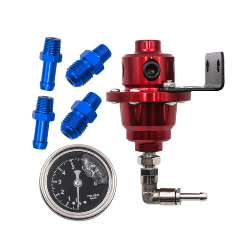Auto parts modified adjustable fuel pressure regulator, fuel booster, universal pressure regulator with gauge