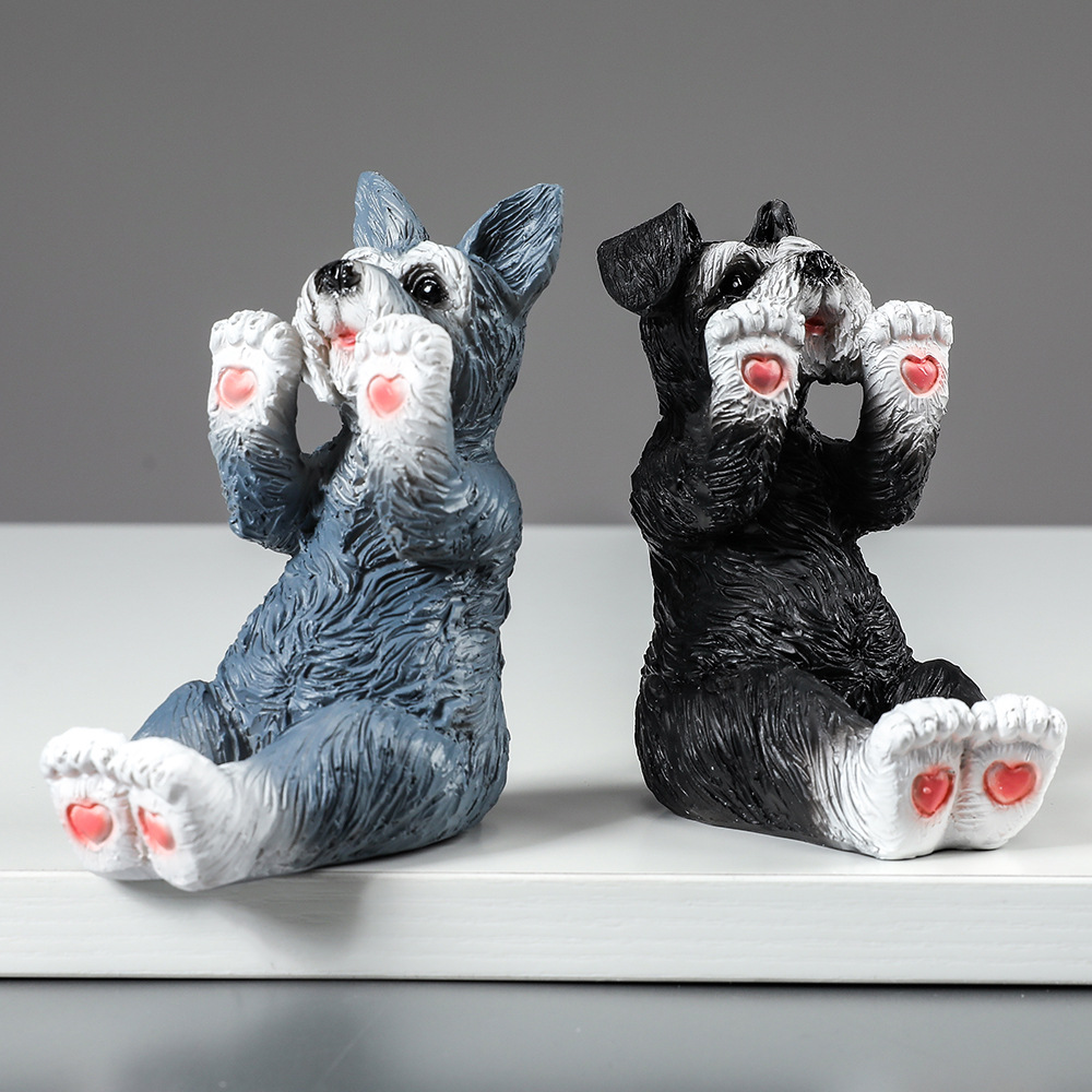 Cute Schnauzer Phone Stand