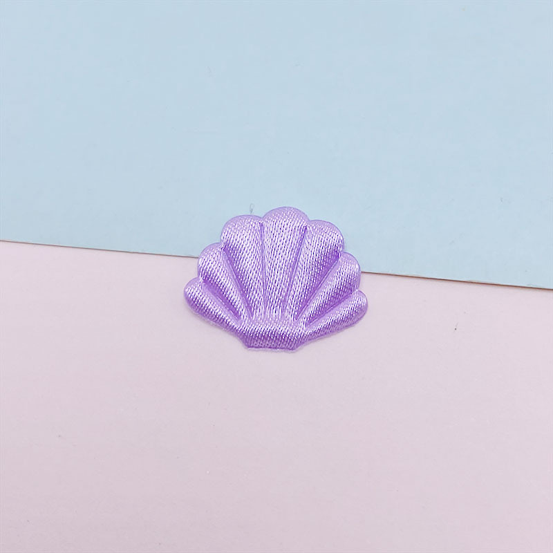 DIY pulsera material fresco de doble cara de la tela de satén Shell DIY horquilla joyería Marina serie accesorios decorativos