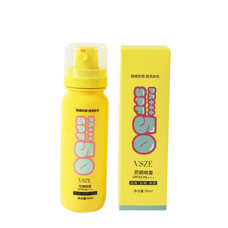 Apertura pequeña spray protector solar alto aislamiento anti-UV impermeable anti-transpiración loción protector solar explosivo refrescante verano image 10