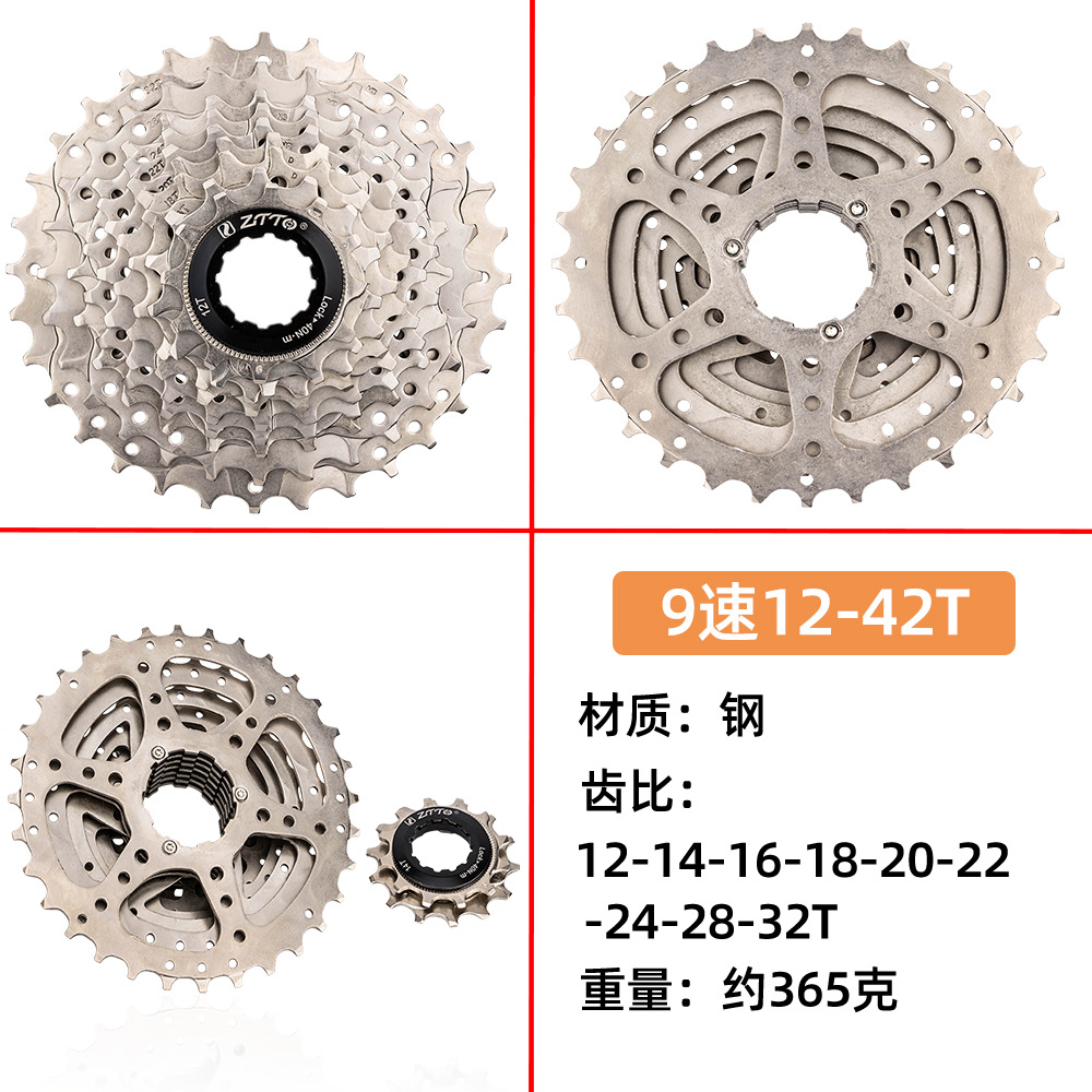 ZTTO bicicleta eléctrica ciclomotor volante 8 velocidades 9 velocidades 10 velocidades 11 velocidades 12 velocidades volante de 12 velocidades fuente transfronteriza