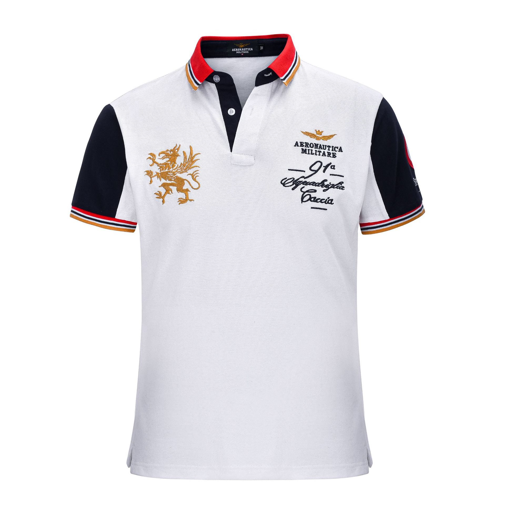 polo shirt men's short-sleeved cross-bor...