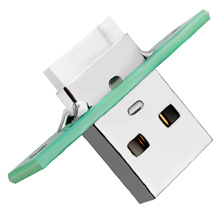 USB A公头带孔档片固定数据充电2A 5V DIY维修改装小家电