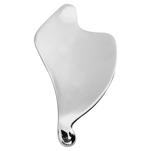 Stainless Steel Point Scraping Board Large Leaf Shape Beauty Facial Meridian Massage Factory Fascia Knife Scraping Board
