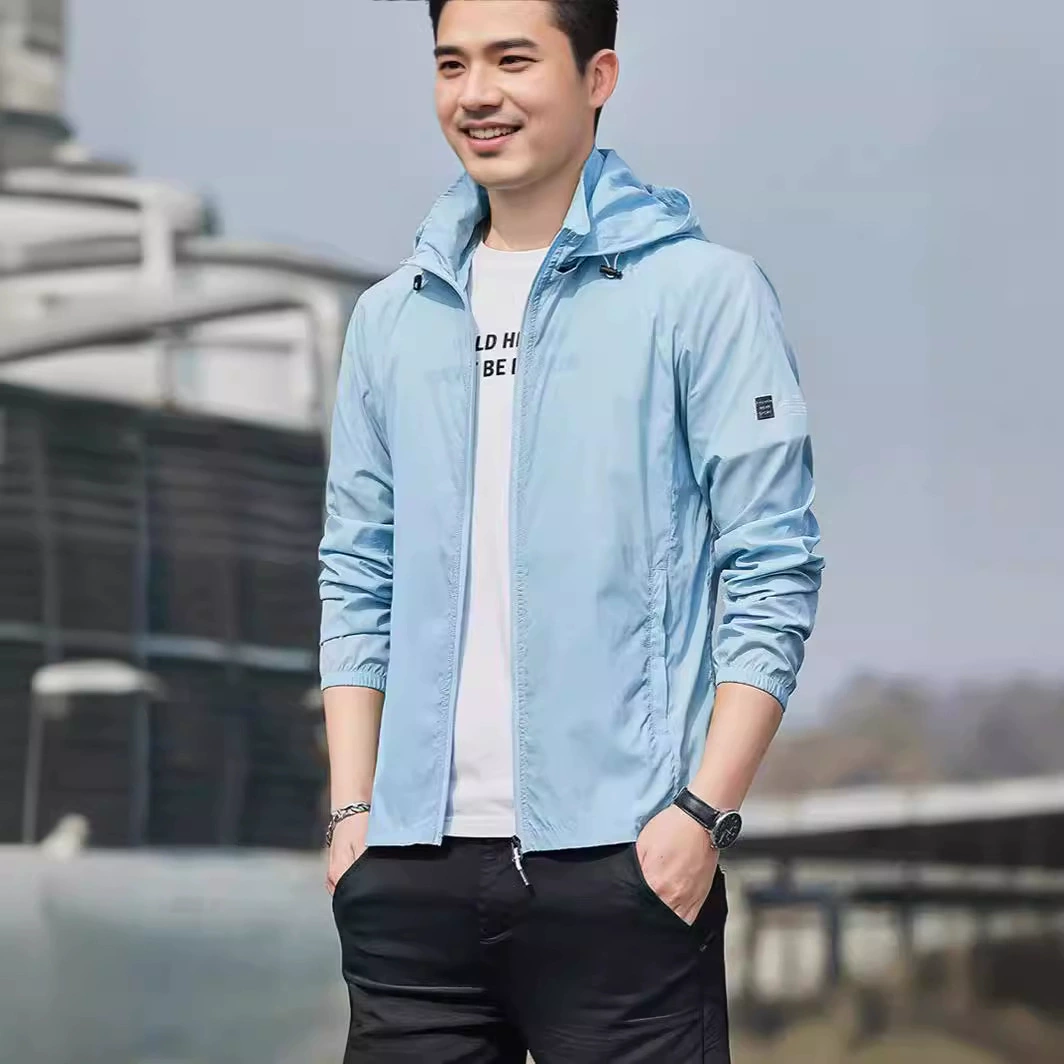 Солнцезащитный костюм мужской легкий и дышащий на открытом воздухе спортивный рыболовный солнцезащитный крем летняя тонкая кожа одежда свободная модная куртка