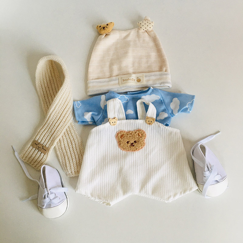 No. s Beier Lulu ropa 30cm conjunto oso muñeca ropa hecha a mano oso de peluche muñeca regalo para niñas