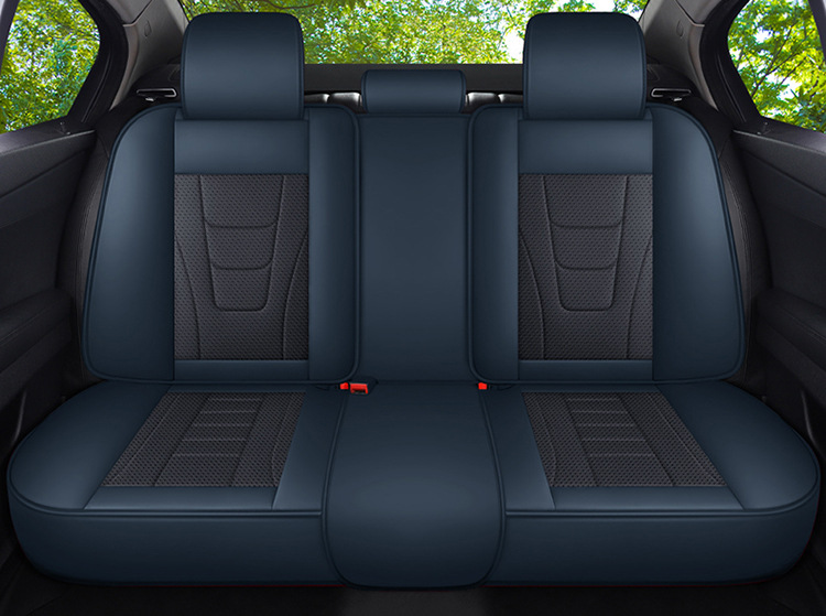 Cross-Border Four-Season Universal Car Seat Cushion Fully Surrounded Seat Cover Perforated Breathable Nappa Leather Seat Cover Summer Car Seat Cushion
