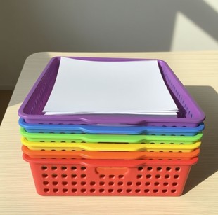 Miscellaneous Storage Box Storage Box Household Snack Toy Storage Plastic Storage Basket Dormitory Desktop Book Storage Box