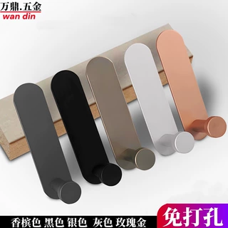 挂钩免打孔强力粘胶卫生间墙上浴室毛巾承重粘钩玄关门后钩子批发