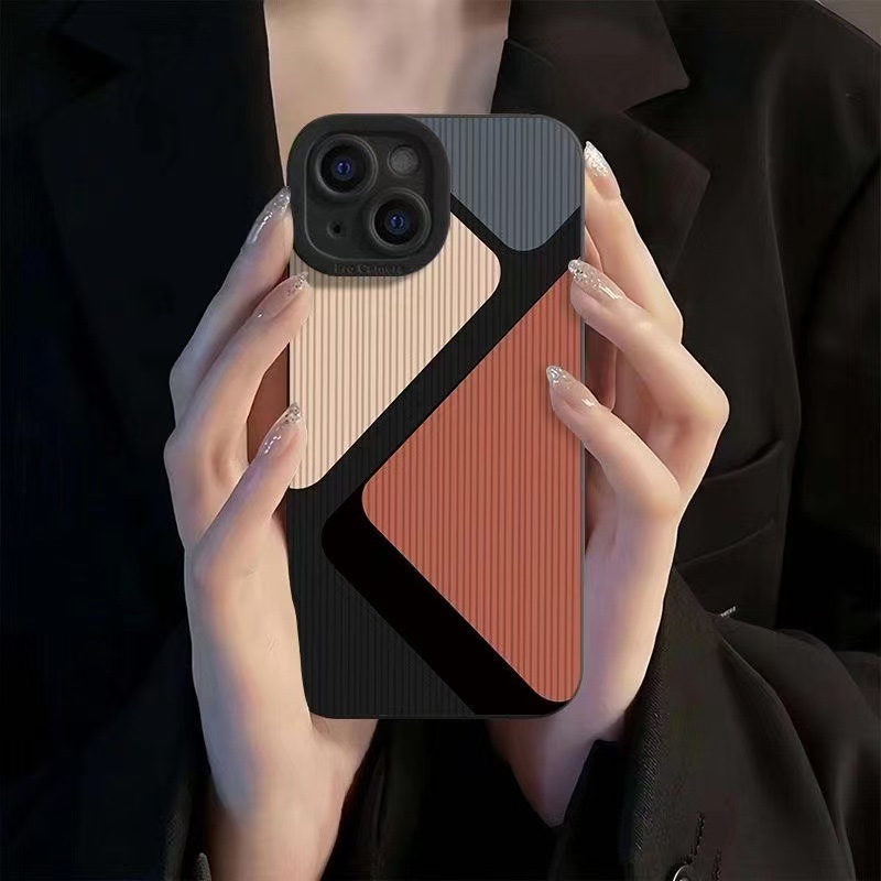 Nueva aplicación iphone16promax funda para teléfono móvil estilo europeo y americano Apple 15 anti-caída 14pro/13/12 creativo x