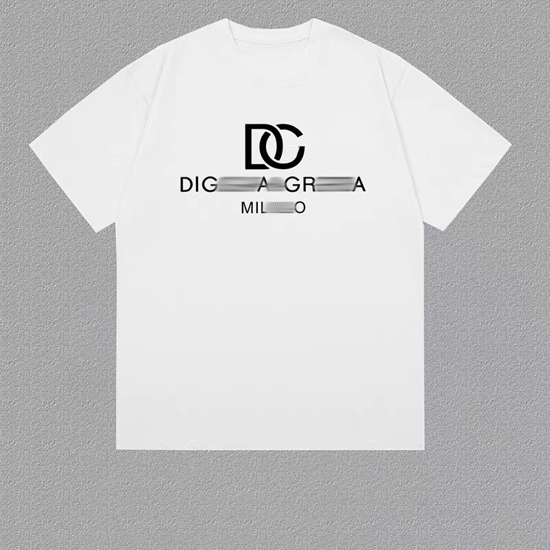 D Dujia G 夏新作人気プリントヨーロッパ通気性ラウンドネックカジュアル万能トレンドブランドトップス Tシャツ半袖メンズ|undefined