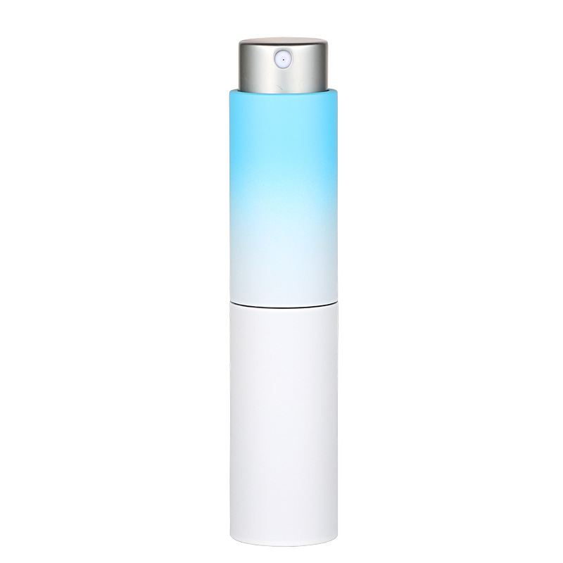 Perfume sub-botella giratoria botella de spray oral portátil de viaje pequeña regadera 8ml botella vacía de vidrio de maquillaje de alta gama
