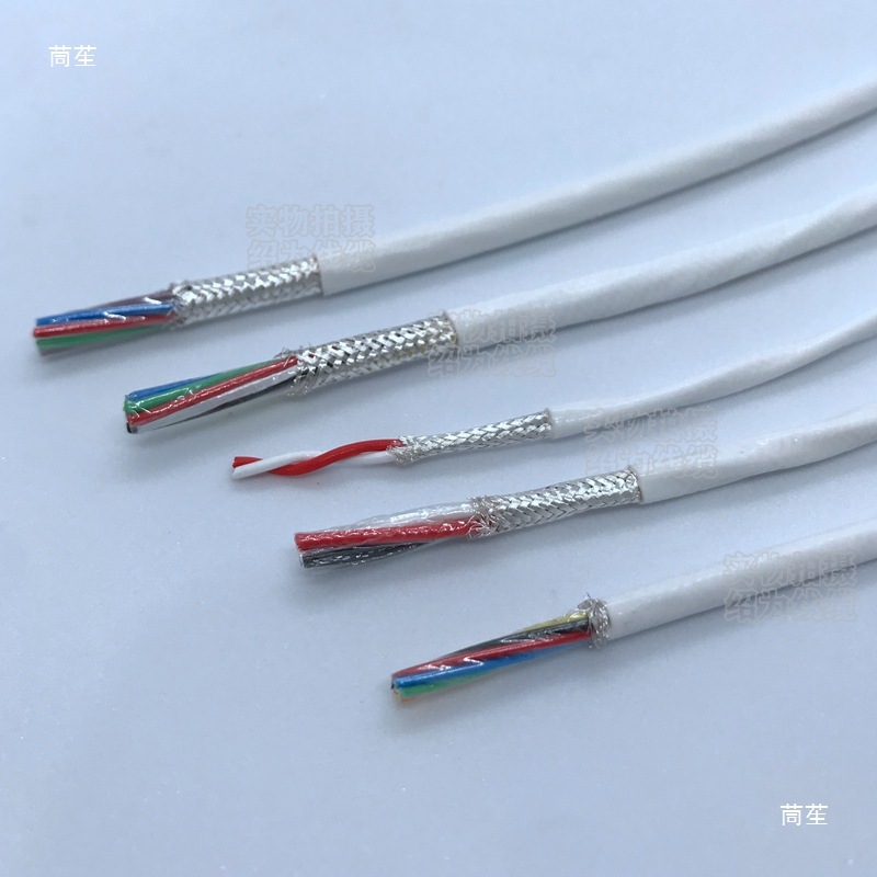 AFPFPAF250镀银信号线250PF耐高温零卖屏蔽线AF双绞屏蔽线铁氟龙