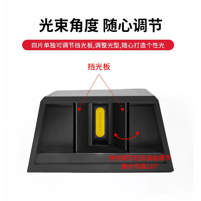 (Cross-border trading), LED travel sconce solar-powered for gazebo, lights for fencing