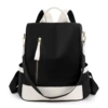 Black with white