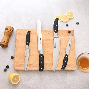 Chef knife bread knife universal knife peel knife wholesale card bubble foreign trade full set of knives meat knife stainless steel
