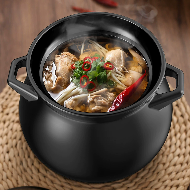 康舒砂锅煲家用耐高温干烧不裂煤气灶陶瓷煲仔饭沙锅石锅拌饭