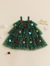 E 56871 Christmas Tree Skirt Cake Dress ʥ����ȹ����ȹ