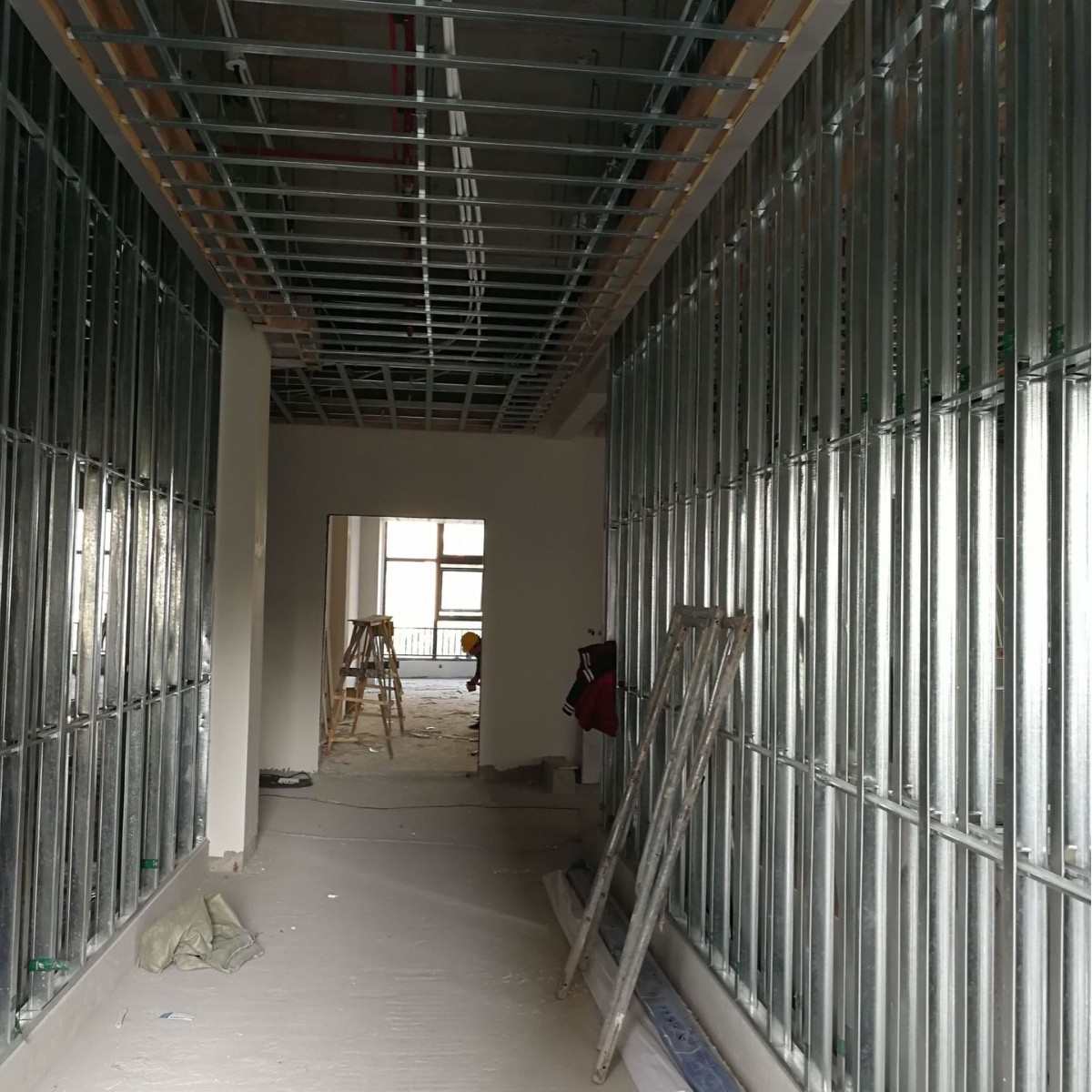 轻钢龙骨石膏板吊顶隔墙厂房装修连工带料包工包料包安装
