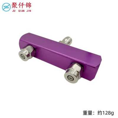 Cross-Border High-Pressure Washer Nozzle Car Wash Machine 1/4 Quick-Connect Spray Head Cleaning Gun 40-Degree Fan-Shaped 2-Nozzle Purple (High pressure car wash water gun) - purple-2-nozzle