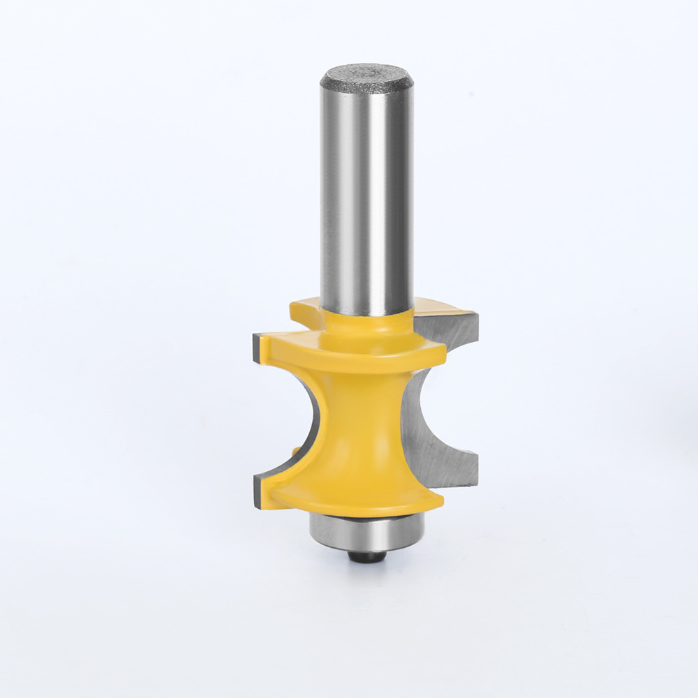 1/2 vástago 12mm teniendo positivo semicírculo cortador de bola fresado cortador madera palo fresado cortador máquina de grabado carpintería fresa