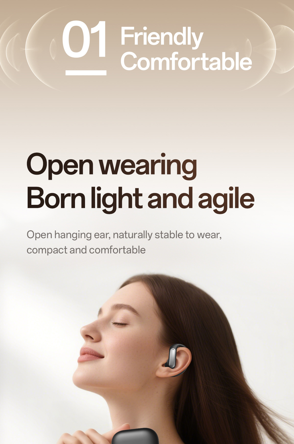 OWS New Model M140 HIFI High-Quality Ear-Hook Wireless Bluetooth Noise Cancelling_voghion.com