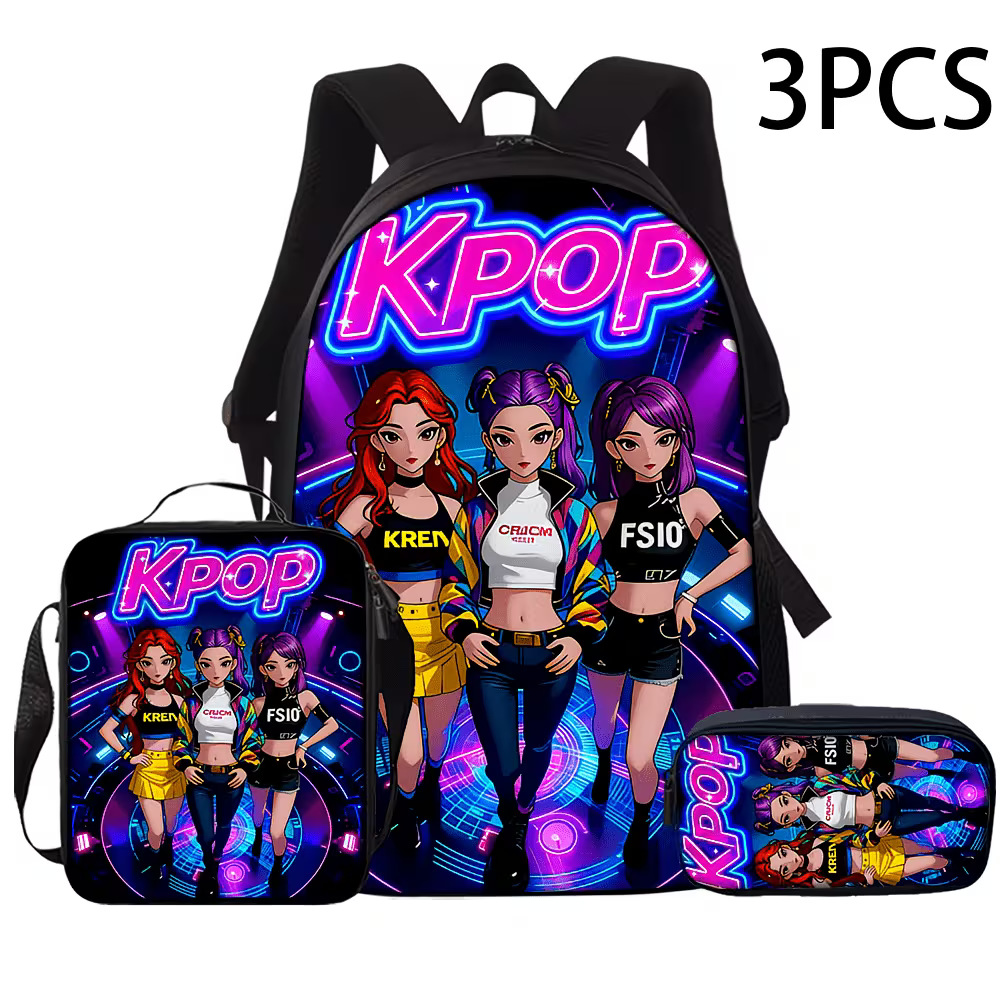 Venta caliente transfronteriza mochila de dibujos animados sin tema mochila escolar para estudiantes de primaria y secundaria mochila de gran capacidad bolsa de hombro bolsa de lápices