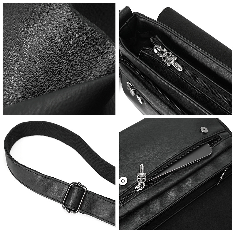 Borse a tracolla da uomo La nuova borsa per pendolari orizzontale da lavoro leggera di alta qualità del 2024 viene lanciata Borsa a tracolla elegante e versatile Borsa a tracolla_voghion.com