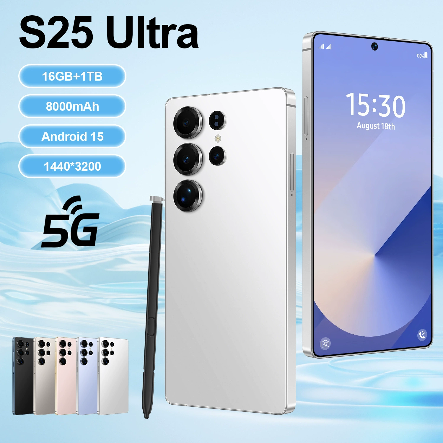 (Кросс-бордер торговля), мобильный телефон, S25, смартфон, 4G, 64 ГБ, широкий экран, (Физические), Amazon