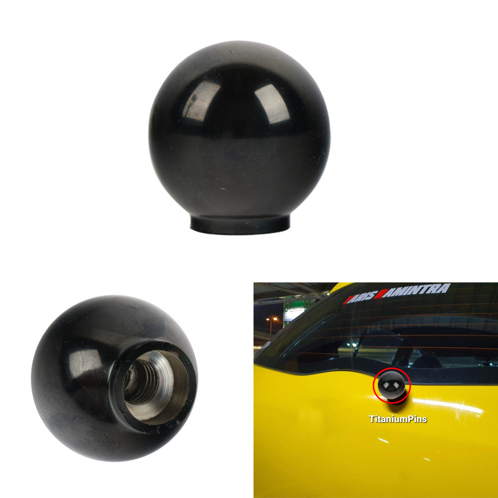 Cross-Border Hot-Selling Stainless Steel Large and Small Grilled Blue Colorful Wiper Balls Car Modified Wiper Balls Universal Auto Parts Decoration