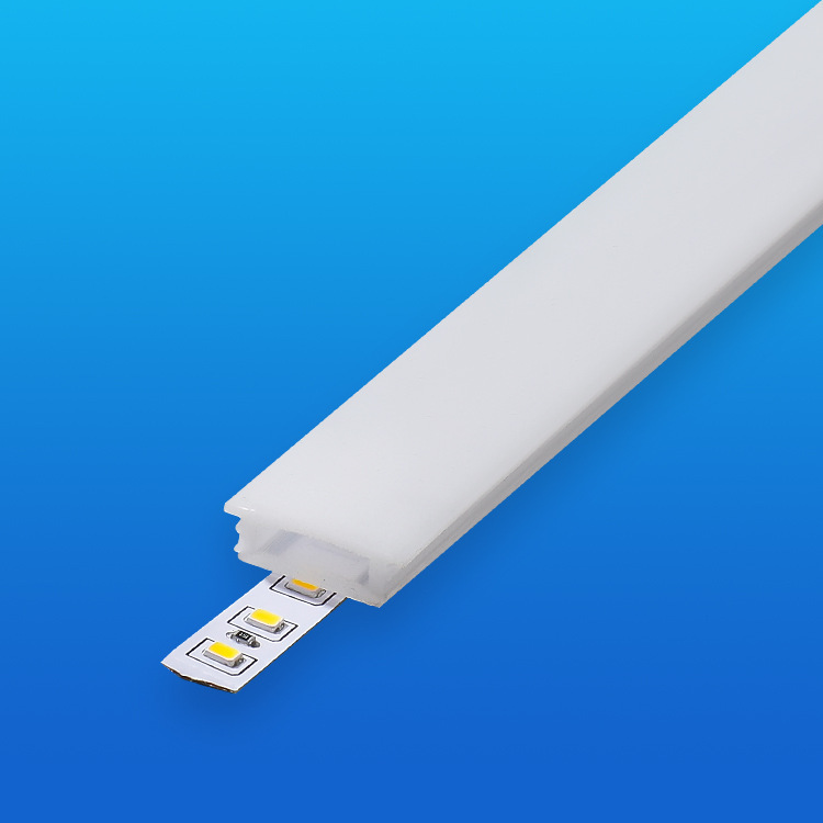 LED flexible light strip waterproof line light without silicone sleeve, bendable embedded soft lampshade light slot cover