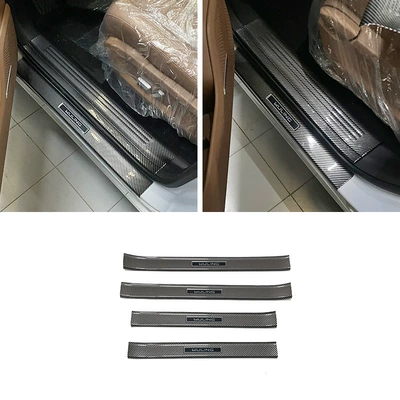 Suitable for 26 Models of Wuling Dekorativ pedal başlıqları - door-outside-4-pieces-of-outer-threshold-abs-carbon-fiber-texture-applicable-to-2026-starlight-l