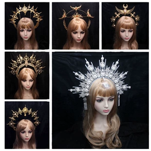 Accessory handmade solar-powered, materials set, crown, Lolita style, DIY