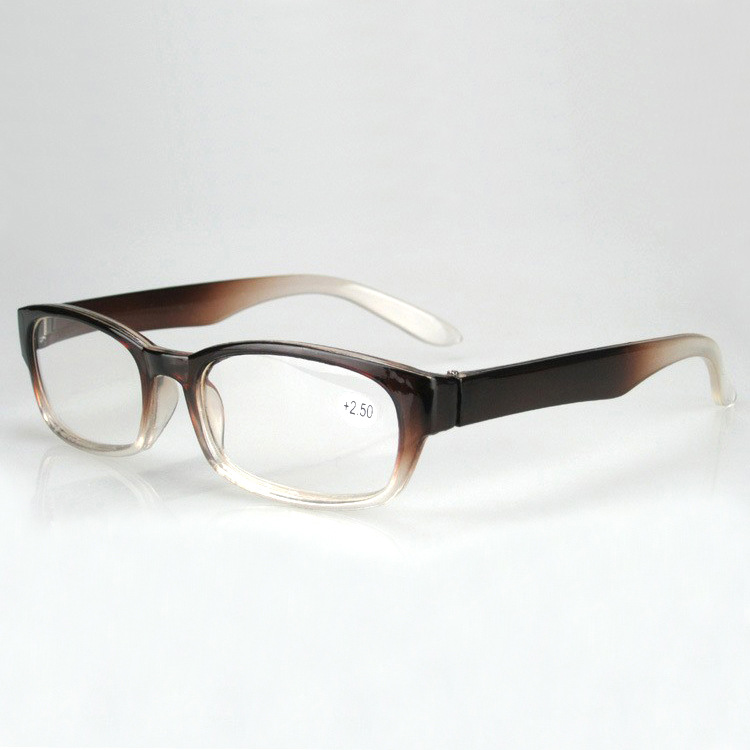 fashionable two-color glasses for men and women for elderly