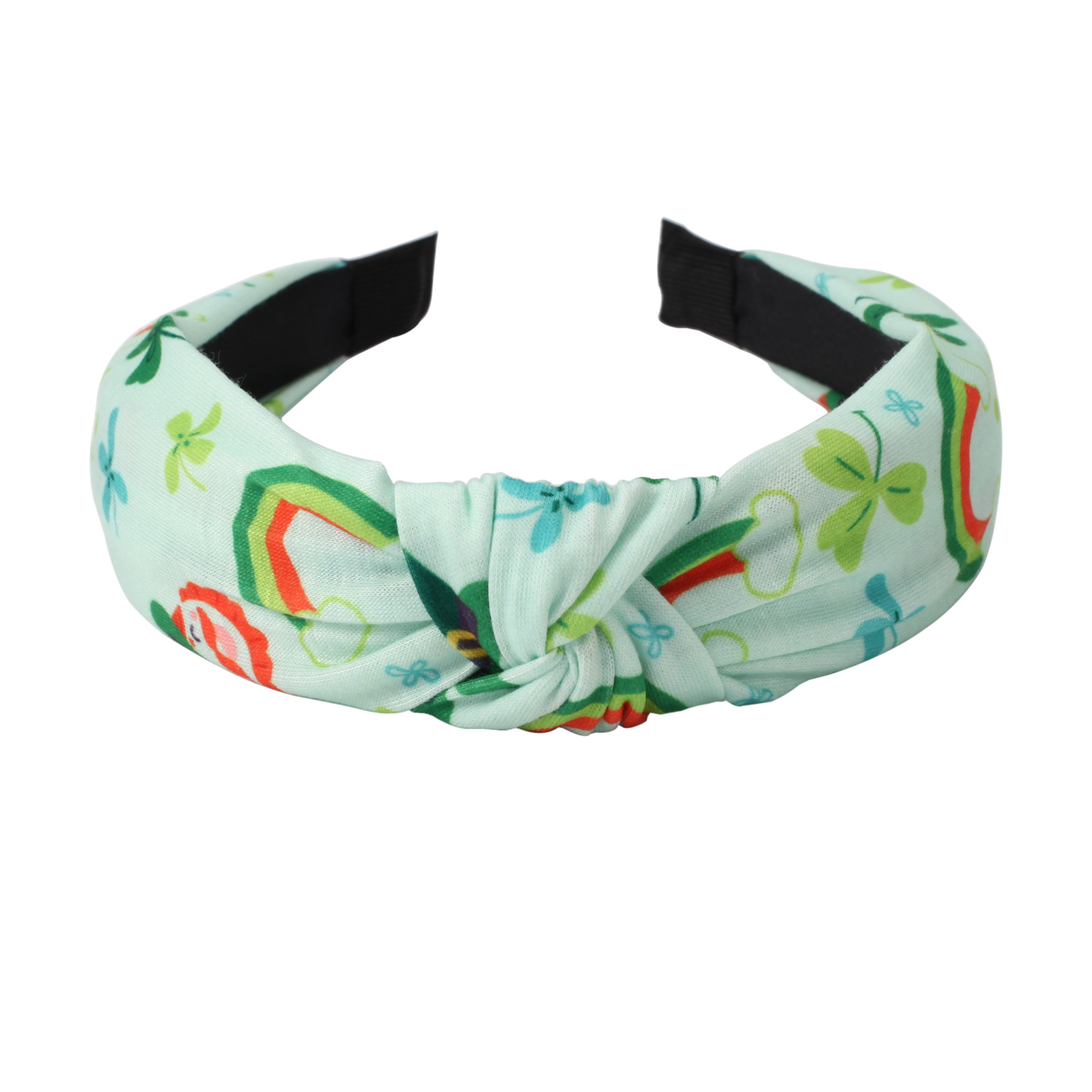 134g Weight Hair Band Hair Accessories Type 1 Piece Quantity Party, Festival Occasion St. Patrick Festival Shamrock Pattern All Seasons Season Women's Gender Classic Style Style Green Color Classic Style Women's Shamrock Cloth Hair Band 4