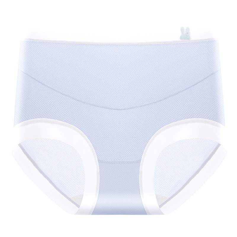 Ropa interior de maternidad entrepierna de algodón entrepierna de algodón entrepierna antibacteriana cintura alta soporte para el abdomen durante el embarazo medio y tardío seda de hielo delgada refrescante