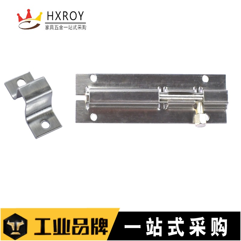 Manufactor Direct selling Stainless steel Pin Bolt Latch Anti theft buckle 10cm household Doors and windows Lock catch old-fashioned Pin