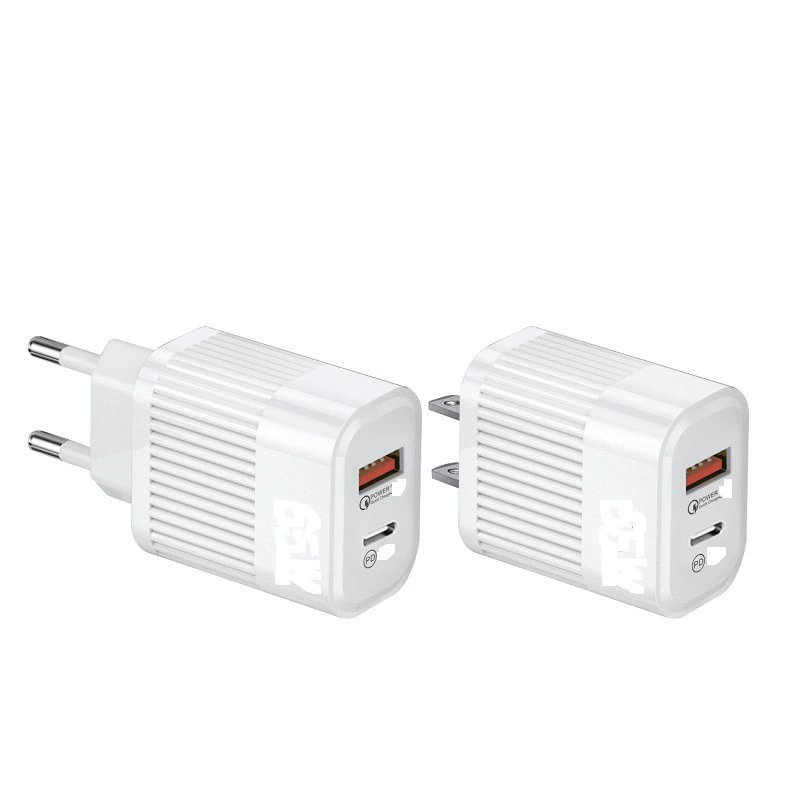 Двойное зарядное устройство PD10W для мобильных телефонов Android с быстрой зарядкой Type-C, подходит для зарядной головки Apple 1213USBQC3.0