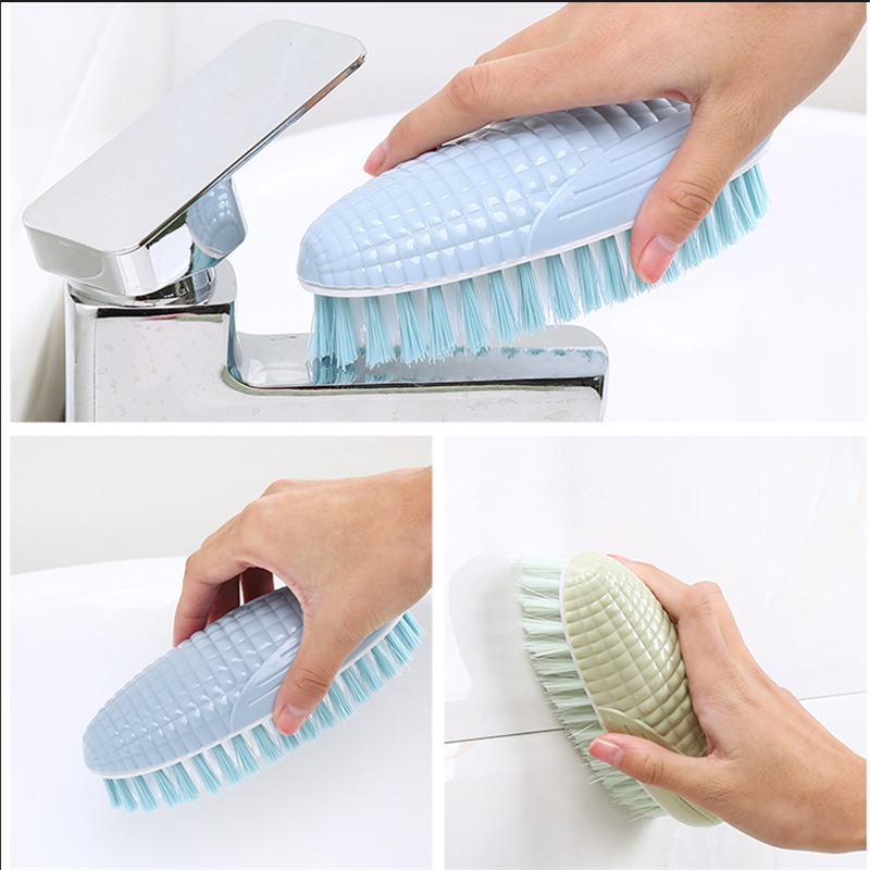 New Household Soft Wool Laundry Brush Creative Corn Plastic Household Cleaning Brush Shoe Washing Brush Board Brush Clothes