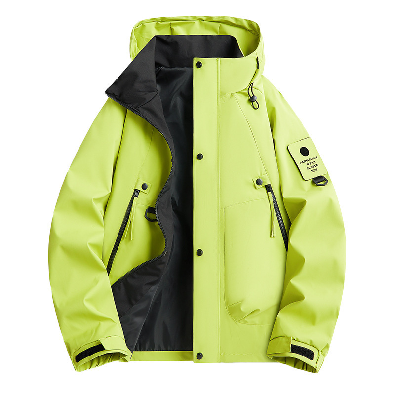 New Casual Jacket for Men, Outdoor Workwear Coat, Couple's Windbreaker, Single-Layer Cycling Jacket, Windbreaker Ai Recommended