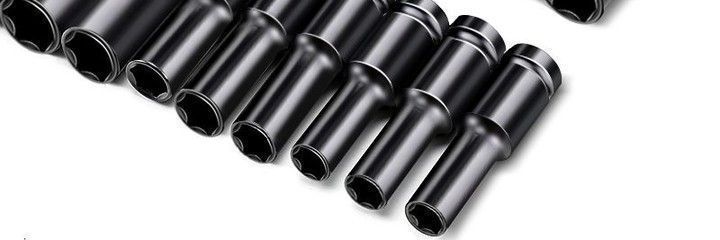 Large Socket Wrench Electric Extended Hex Socket 8-32mm Air Screwdriver Socket 1/2 Socket Complete Set Cross-Border