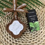 定制四叶草石膏沙比利扩香木车载扩香木家用木质品创意香薰礼品