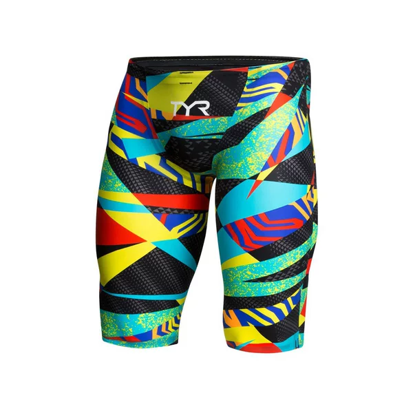 TYR men's competitive swim trunks, professional waterproof and quick-drying, men's long five-point boxer briefs, for cross-border export