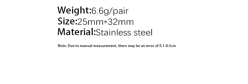 1 Pair Quantity 1 Pair Simple Style Triangle Plating Titanium Steel Earrings
