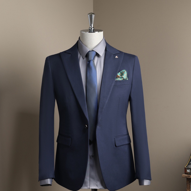 Modern Slim Fit Men's Suit Blazer Single-Button Wedding Groom Party Tuxedo Business Casual Separates_voghion.com