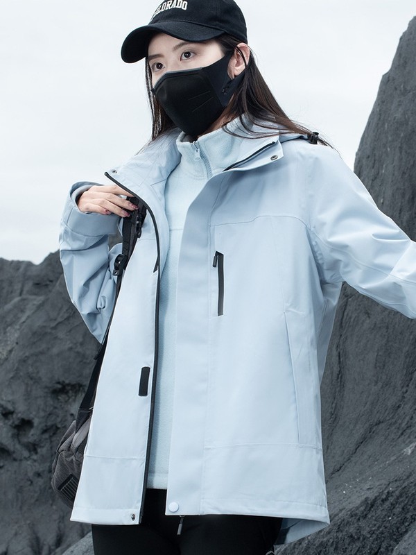 户外国标冲锋衣男三合一全热封防风防水登山服女保暖两件套冲锋衣|undefined